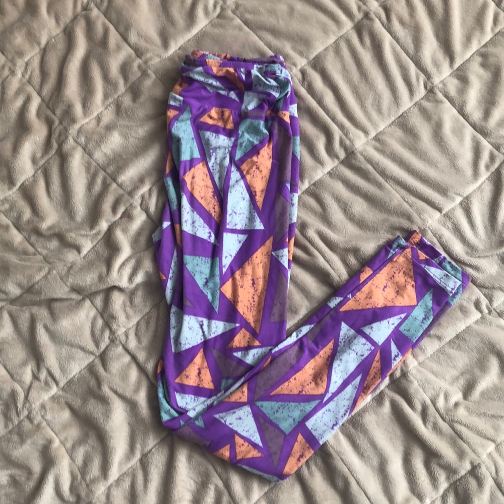 Purple with Orange and turquoise’s